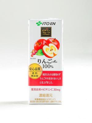 ぼんたぼんた 伊藤園 りんごジュース100% 200ml