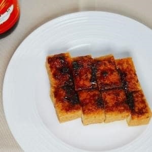 厚揚げの麻婆ソースかけ