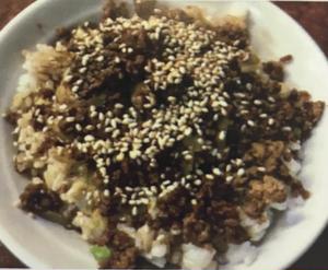 ネギそぼろ丼