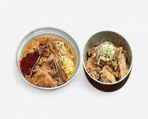 ピリ旨ラーメン(大)ミニ豚丼