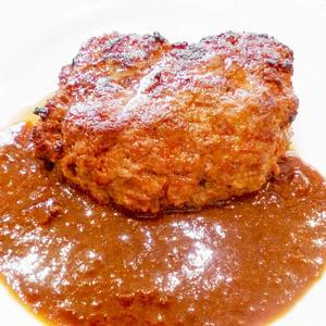 デミグラスソースハンバーグ1枚