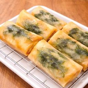 はんぺんとカニカマとチーズと大葉の春巻き 1個