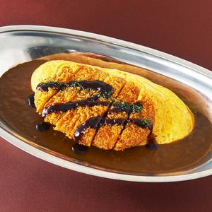【ポムの樹監修】 ポークカツカレーオムライス≪9467≫