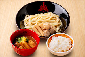 肉マシ特濃つけ麺～ライス付き