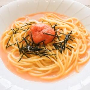 明太クリームパスタ