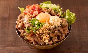 にんにくマシマシの牛カルビスタミナ丼 Garlic Beef Kalbi Stamina Bowl