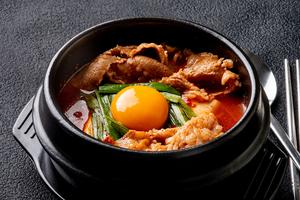 韓国カルビ丼とスンドゥブ 洞山 牛カルビスンドゥブ