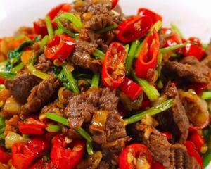 小炒黄牛肉