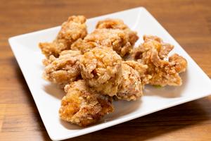 若鶏のからあげ 約16コ (中津醤油味) Deep Fried Chicks