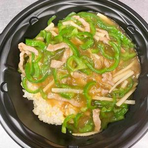 細切り肉あんかけチャーハン