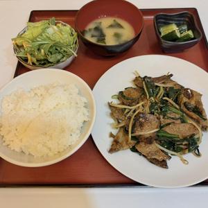 レバニラ定食