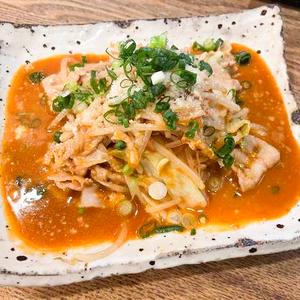 豚キムチーズ炒め