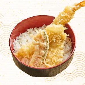 ミニ海老いか天丼