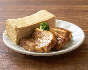 【おかず】豚角煮豆腐 Pork Kakuni and Tofu