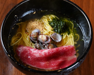肝臓回復しじみラーメン 並盛り 和牛トッピング