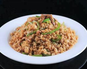 青椒肉炒 青椒肉絲チャーハン