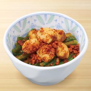 すき家 トリプルニンニク単品　Chili Garlic Sprout, Fried Garlic & Chili Garlic Flakes