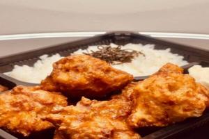 大盛り240g ごから弁当  5 pieces fried chicken bento(Rice 240g Average size)