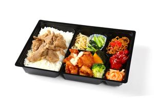 Eの豚カルビ×油淋鶏弁当