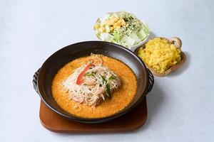 シーフードヌードルカレー(ターメリックライス付き)セット