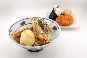 そば太鼓亭 ちく玉天うどん弁当(大)