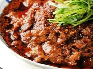 牛肉の四川煮