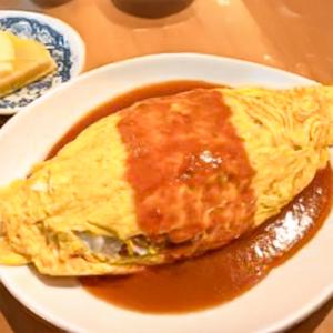 自家製トマトソースのオムライス