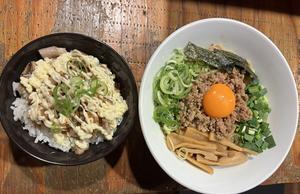 台湾まぜそば+炙りチャーシューマヨセット