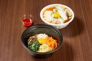 ビビンバ+チゲ定食