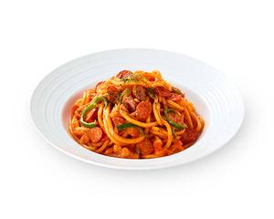 カフェ・ベローチェ 王道ナポリタン Classic Spaghetti Napolitan (Japanese Ketchup Spaghetti)