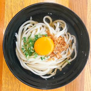 【卵黄入り】冷やかけうどん