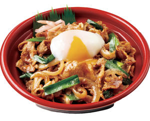 オリジン ニラニンニクスタミナ豚焼肉2倍！丼 半熟玉子つき