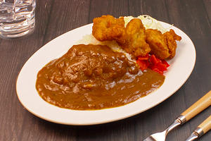 【鉄板MIX】唐揚げカレー