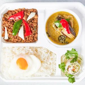 ガパオ＆グリーンカレー弁当