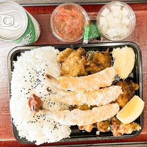 1000g からあげ＆エビフライ弁当