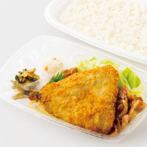 ほっともっと アジフライ＆しょうが焼弁当