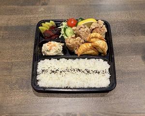若鶏の唐揚げ＆焼餃子弁当
