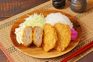 《三元豚》ひとくちカツ＆和牛メンチカツ弁当
