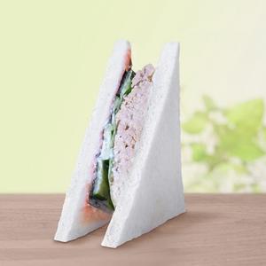 梅とツナの和風サンド