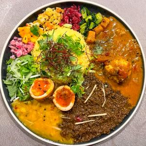 今週のカレー(魚介系カレー)＆カリーナキーマセット