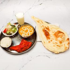 タンドリーチキンカレーライスセット / Tandoori chicken curry rice set