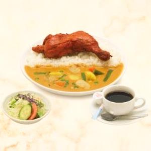タンドリーチキンカレーライスセット