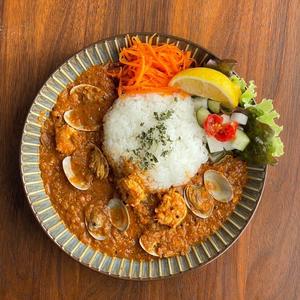海老とあさりの出汁のカレー