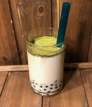 抹茶ミルク タピオカ