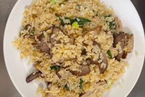 扣肉炒 豚バラと青菜の炒飯