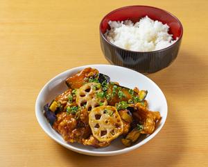 鶏の黒酢あん弁当【menu限定】