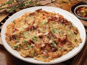 海鮮チヂミ Seafood Buchimgae