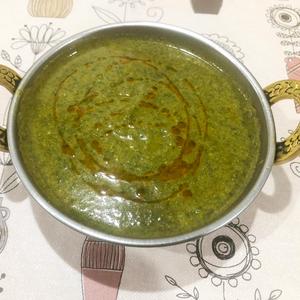 ほうれん草プラウンカレー Horenso Prawn Curry