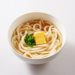 出汁を味わう！かけうどん
