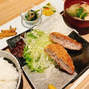 メンチカツ定食